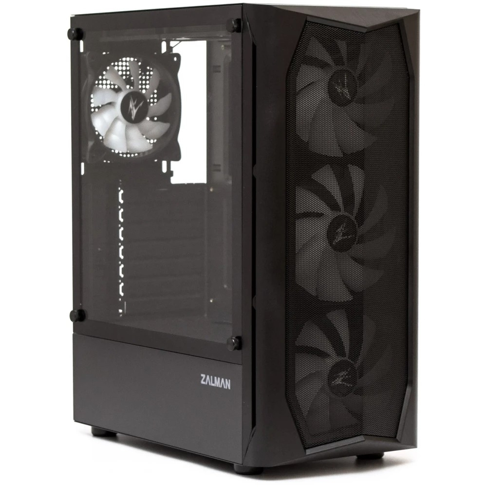 Корпус для компьютера MidiTower Zalman N4 Rev.1 (без БП) Black