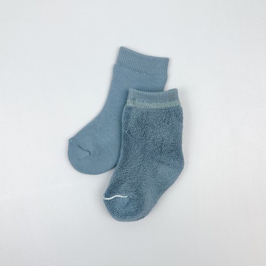 Носочки махровые, Пыльно-синий