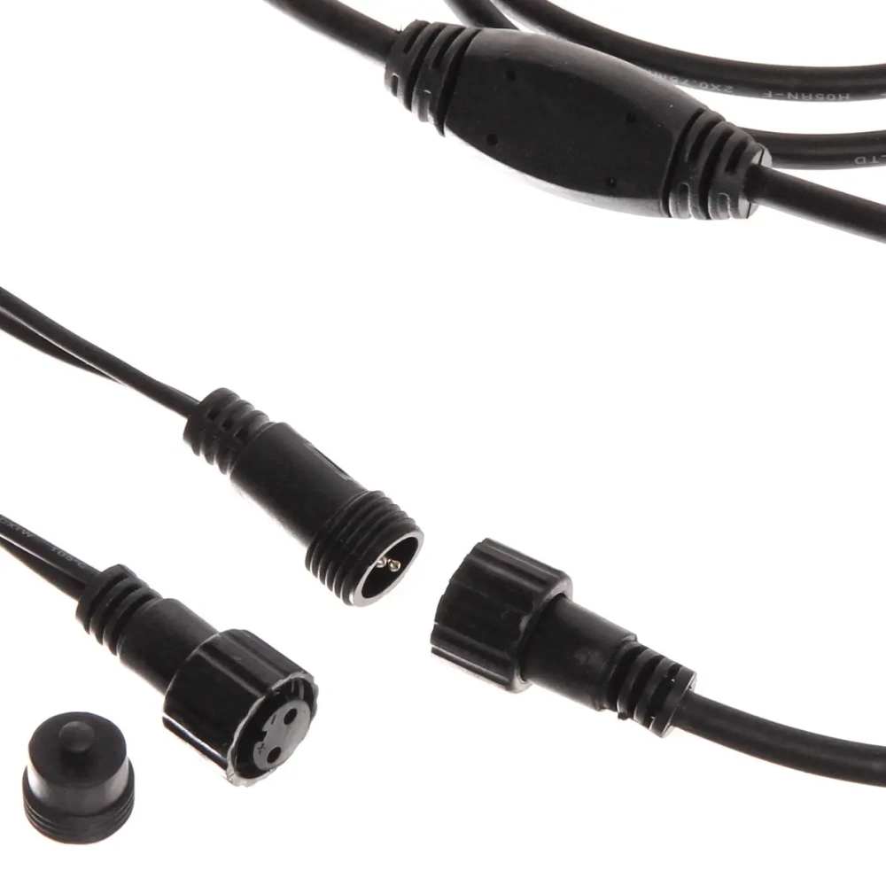 Гирлянда для улицы БАХРОМА «Мерцание» ш5м* в40/60см 180 ламп LED, черный провод, IP-65, Теплый белый (возможность соединения)