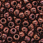 Японский бисер TOHO Round 6/0 (№222), металлизированный, непрозрачный глянцевый