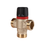 Клапан термостатический смесительный ROMMER - 1" (НР/НР, 35-60°C, Kvs 2.5, L-смешивание)