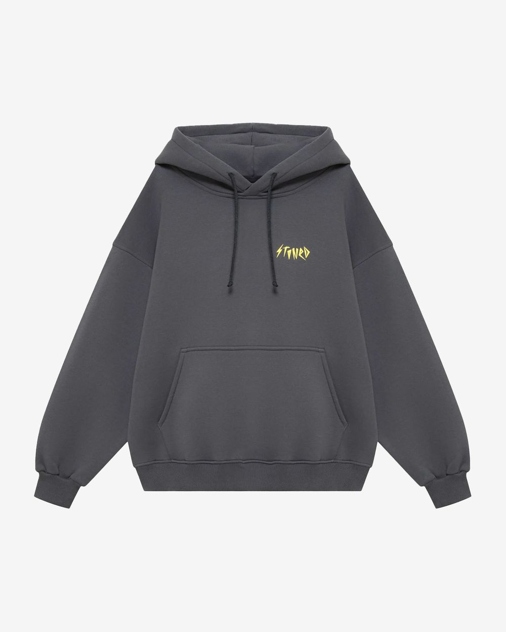 Худи Miracle Apparel Оверсайз Stoned Sun серый