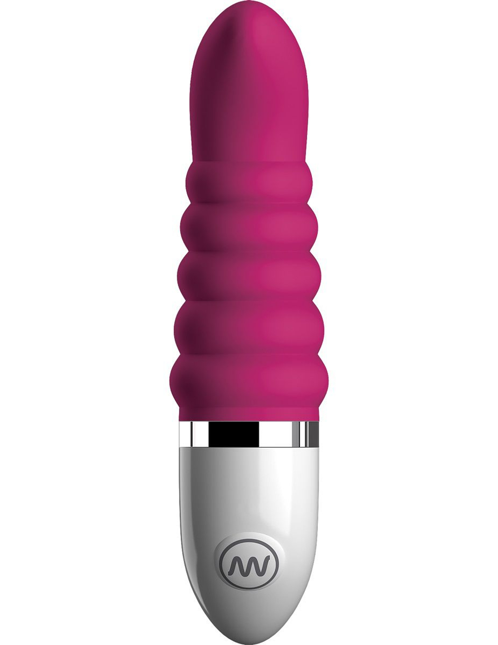 Розовый мини-вибромассажер MI AMOR - 9,5 см. (Цвет: розовый)