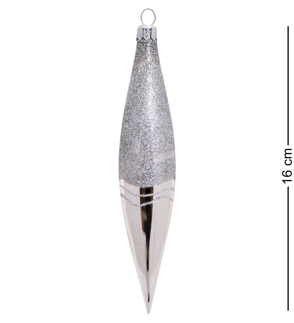 НФШ-1249/2 Набор ел.украшений из сосулек 4шт «Снежный» 140 мм