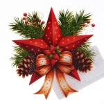 Тарелка десертная 19,6см «Зимняя фантазия» 6 видов