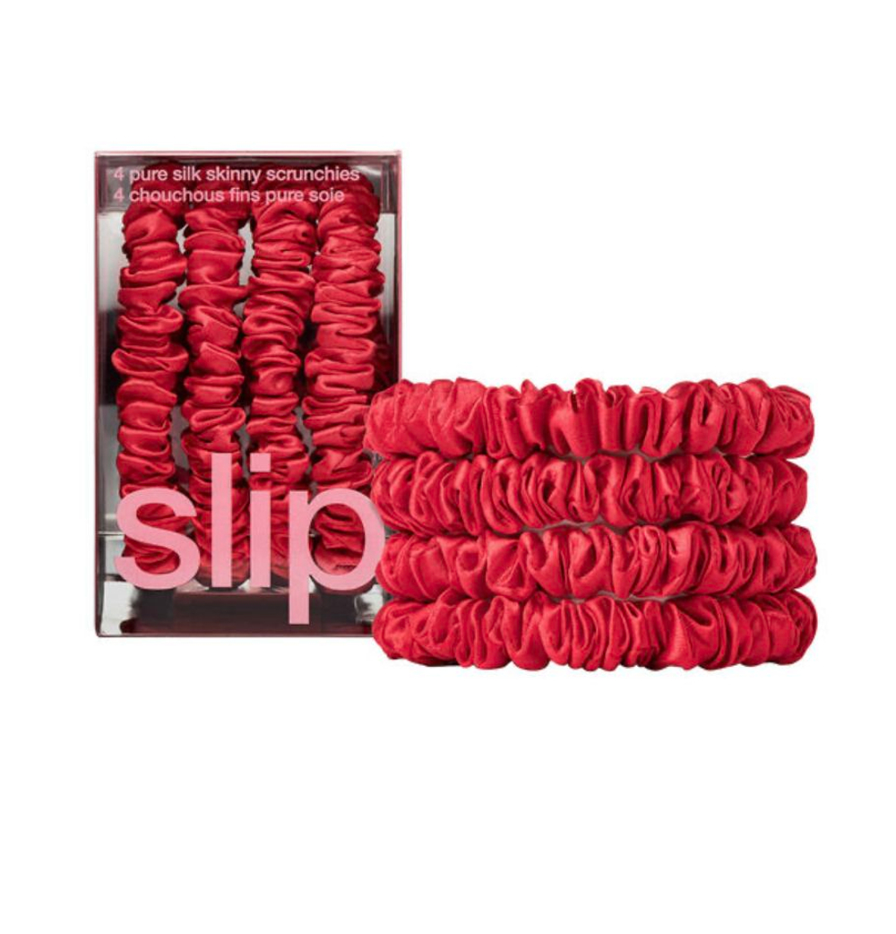 Набор узких резинок для волос из 100% шелка Slip Silk WILDFLOWER