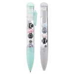 Ручка шариковая, автоматическая, Basir, синие чернила, серия "МЯЧИ", с фигурками в корпусе, 36 шт