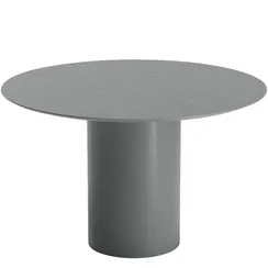 Стол обеденный Type D 120 см основание D 43 см (серый)