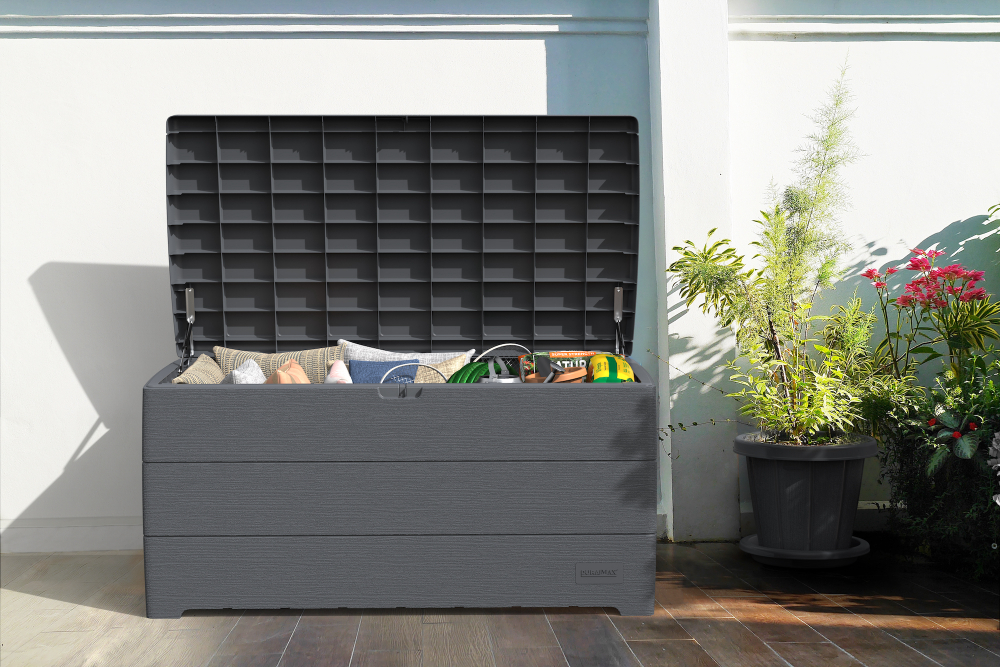 Уличный сундук Duramax Cedargrain Deck Box 420 л grey