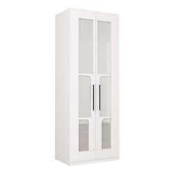 Шкаф для одежды Валенсия 13.329, Белый шагрень