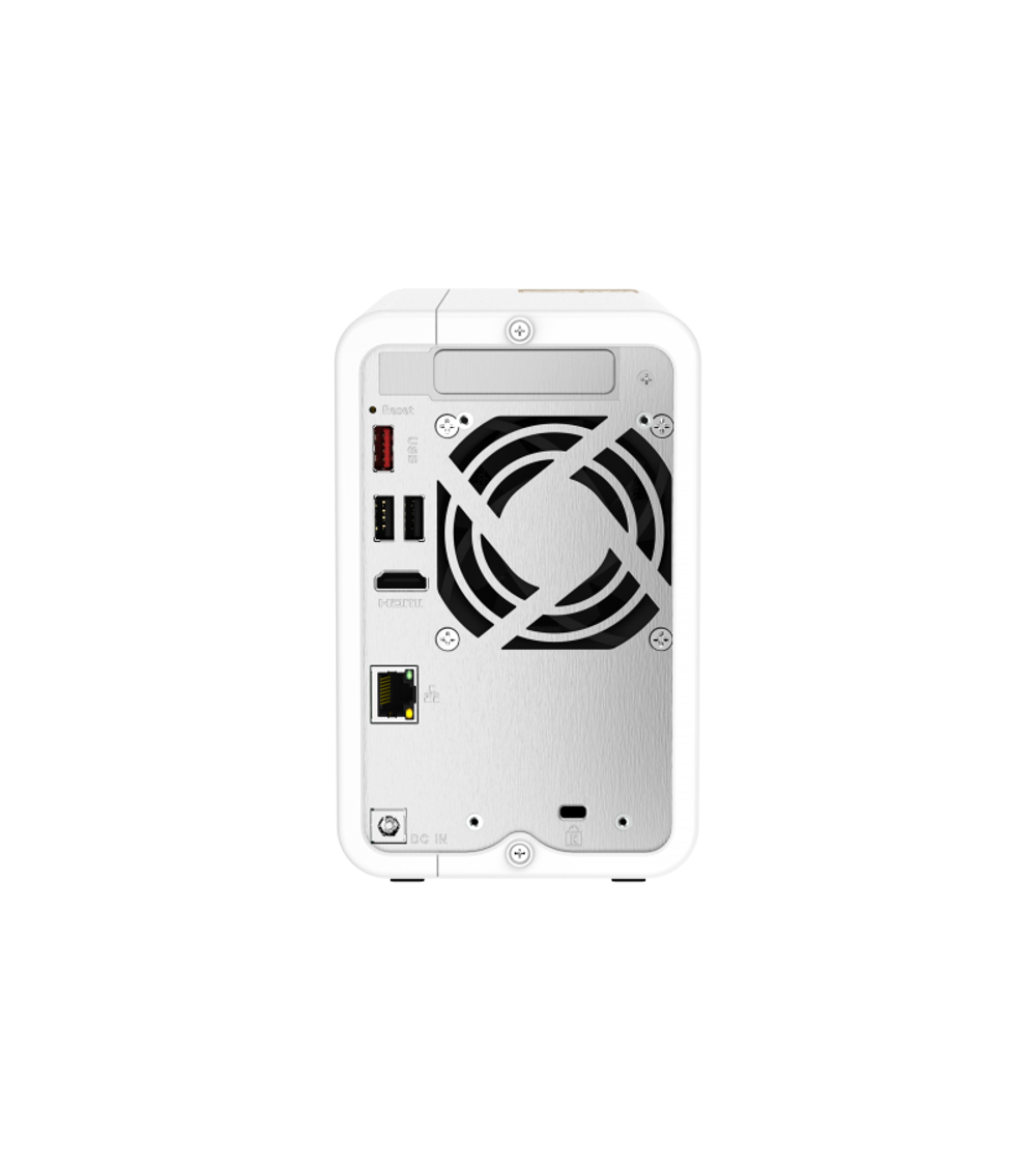 QNAP CHANNEL DC 2GhzCPU/4Gb/upto 2HDD, upto 18 with TL-D800C/SATA(3,5'')/ 2xUSB3.2 2xUSB2.0/1xHDMI/1xExp.slot/1x2,5Gb/iSCSI/1xPS/2YW TS-262-4G-EU-RU