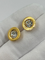 Серьги пусеты с кристаллами Givenchy