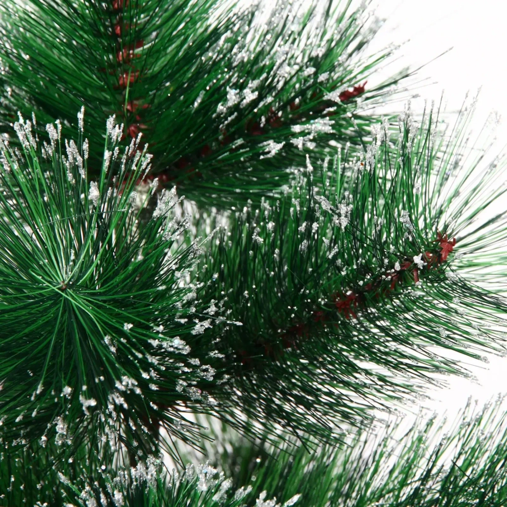 Ёлка «Созвездие» 90 см, леска серебряный иней (45 веток)