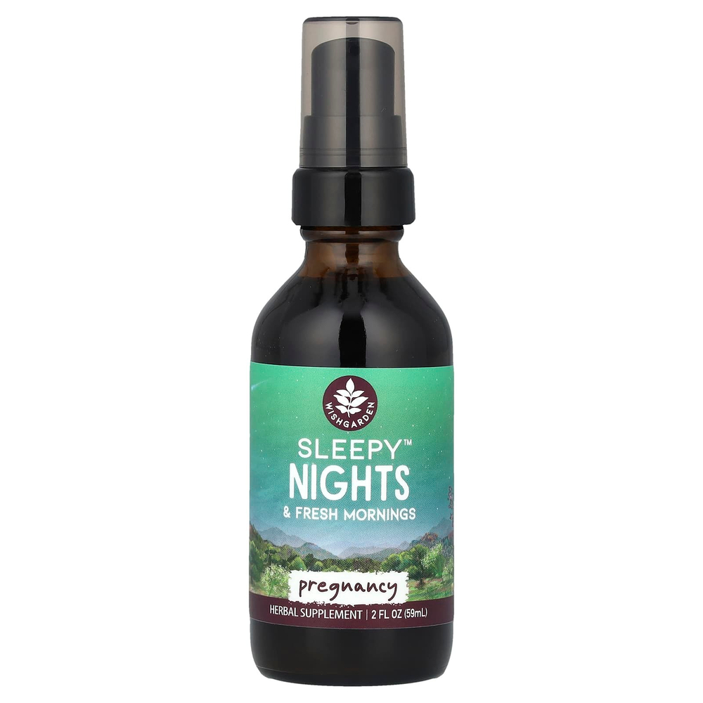 WishGarden Herbs, Sleepy ™ Nights & Fresh Morning, для беременных, 59 мл (2 жидк. унц.)
