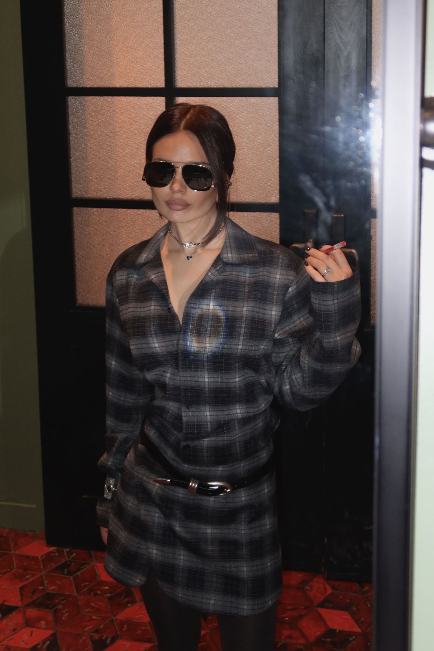 юбка мини на запах stamba, black