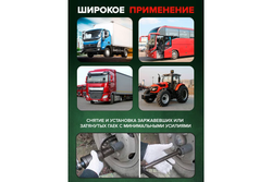 Гайковерт RF-34114103 ручной с редуктором (Головки-32мм и 33мм, длина-380мм, передаточное число 178, 7800 Н/м) ROCKFORCE