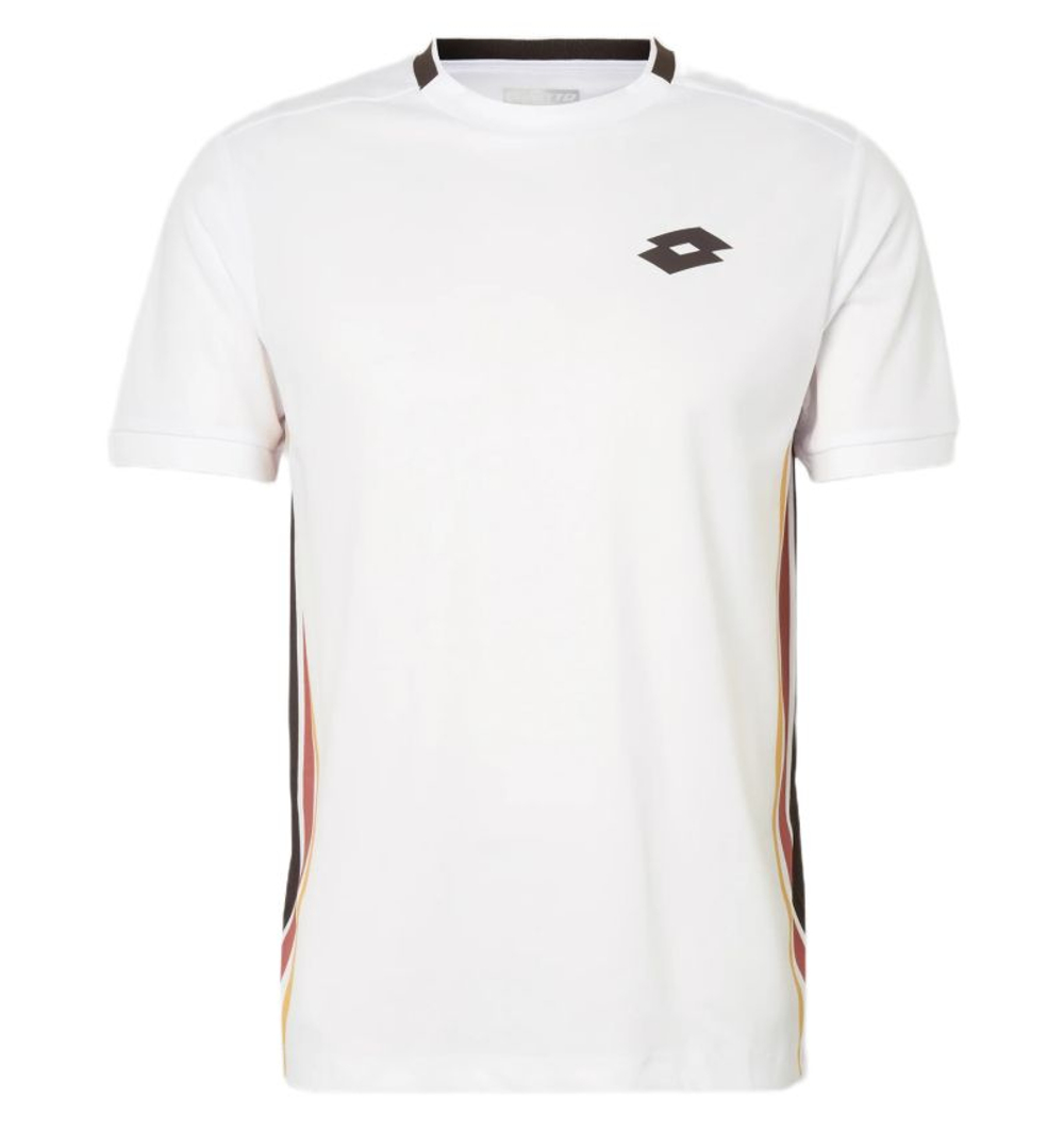 Детская теннисная футболка Lotto Tech JR B VI - bright white