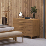Комод из массива дуба Lugos'Art для спальни, гостиной