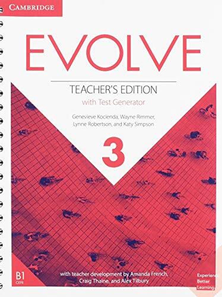 Evolve Level 3 Teacher&#39;s Edition With Test Generator