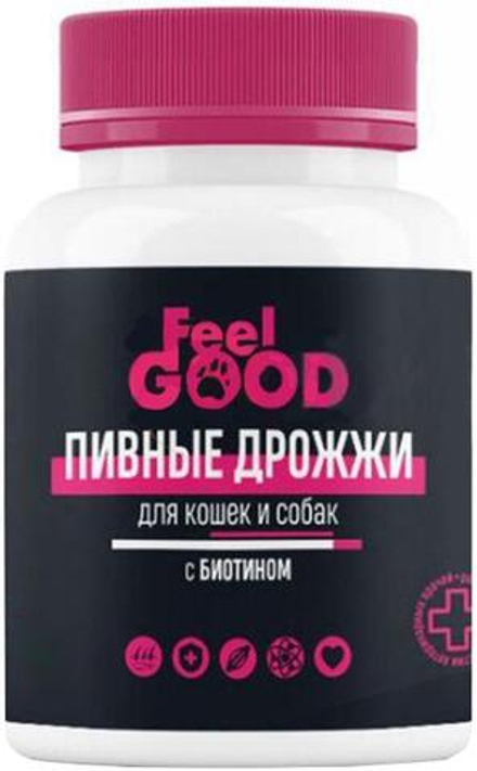 Витамины Feel Good  пивные дрожжи для кошек и собак 140 таблеток