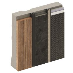 Теневой профиль разделительный анодированный черный, 3000x13x15 мм