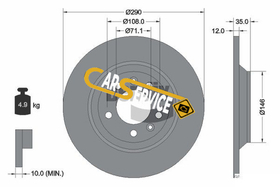 BENDIX Braking - BDS1059