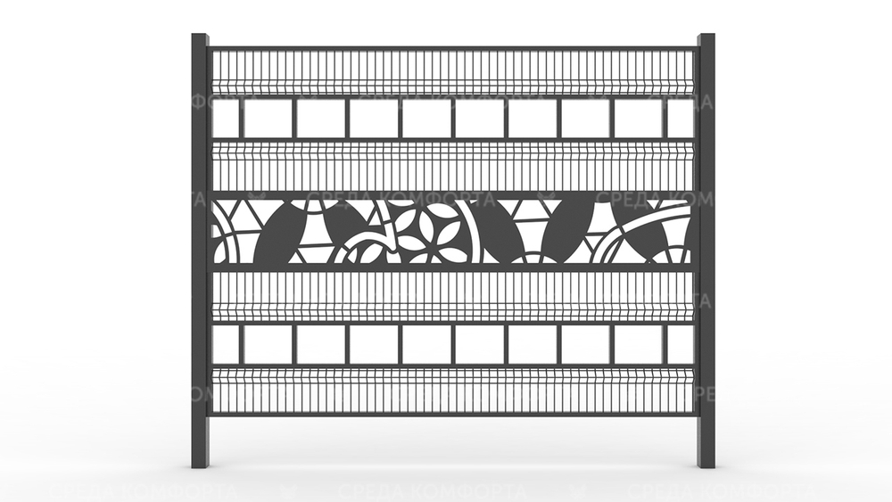 Забор 3Д ZBR0081