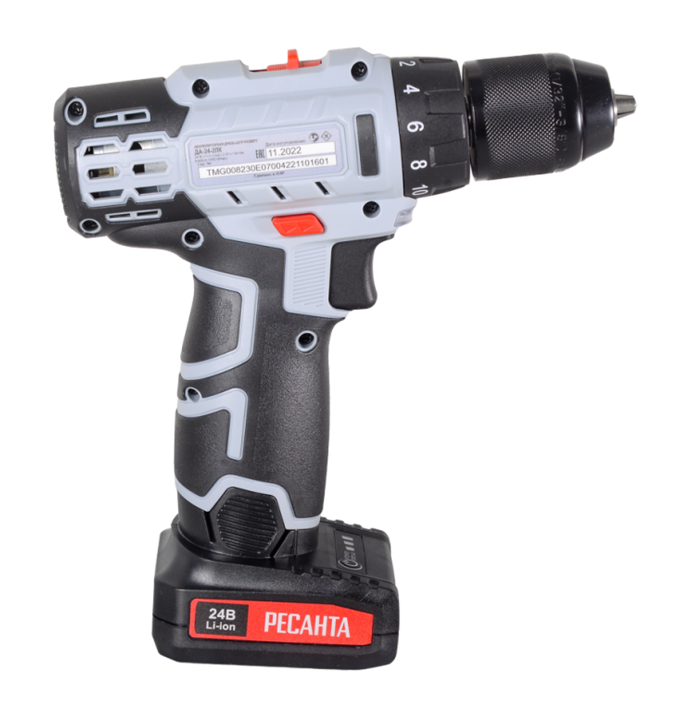 Дрель-шуруповерт аккумуляторная Ресанта ДА-24-2ЛК