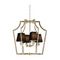 Подвесная люстра Lumina Deco Montero LDP 1249-4 GD+BK