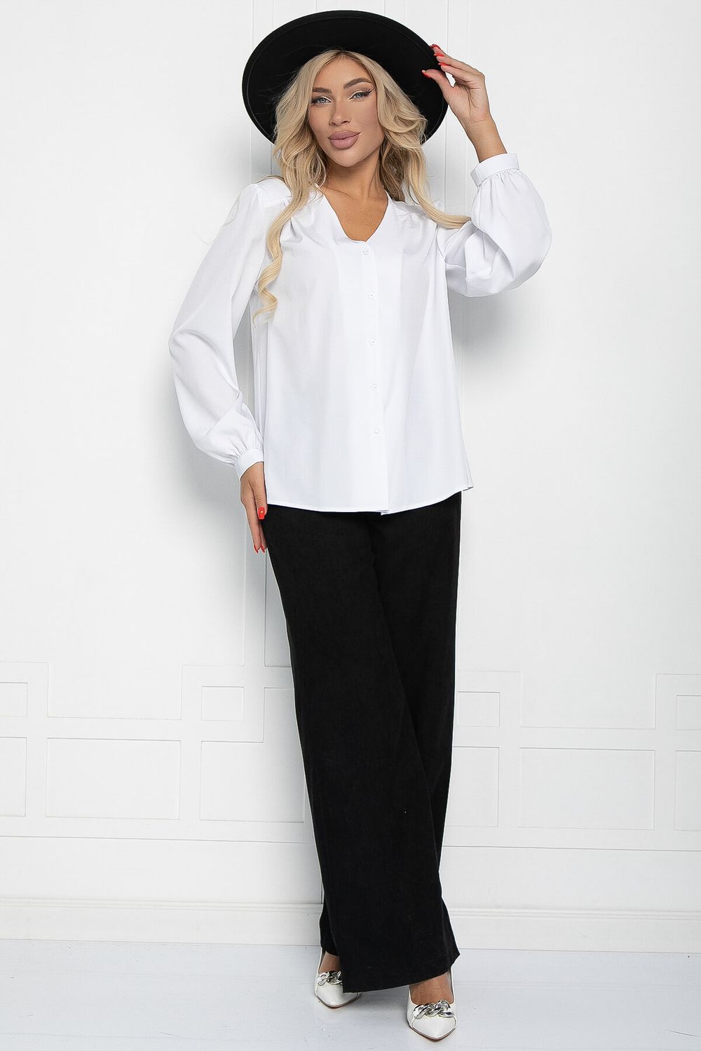 Блуза Калитея (белая) Б11310 LT Collection