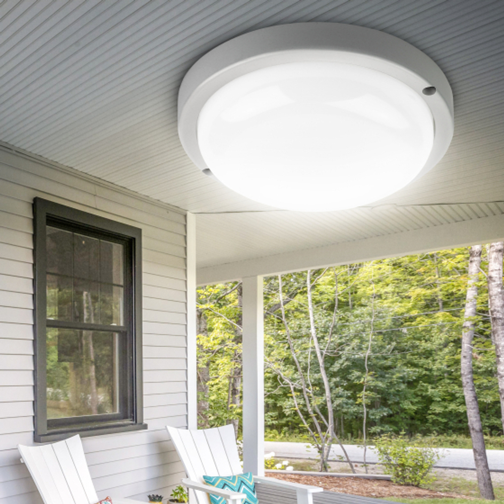 Светильник LED ДБП 18Вт 4000К 1710Лм IP65 круг с оптико-акустическим датчиком SPB-201 ЭРА Б0054581