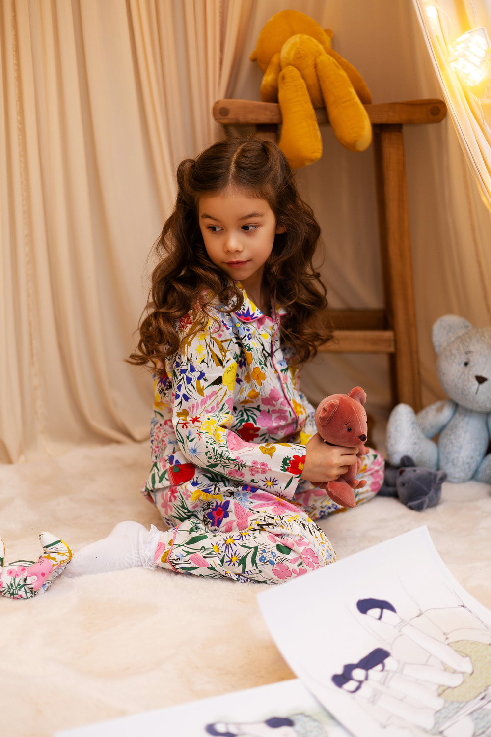 Белая пижама