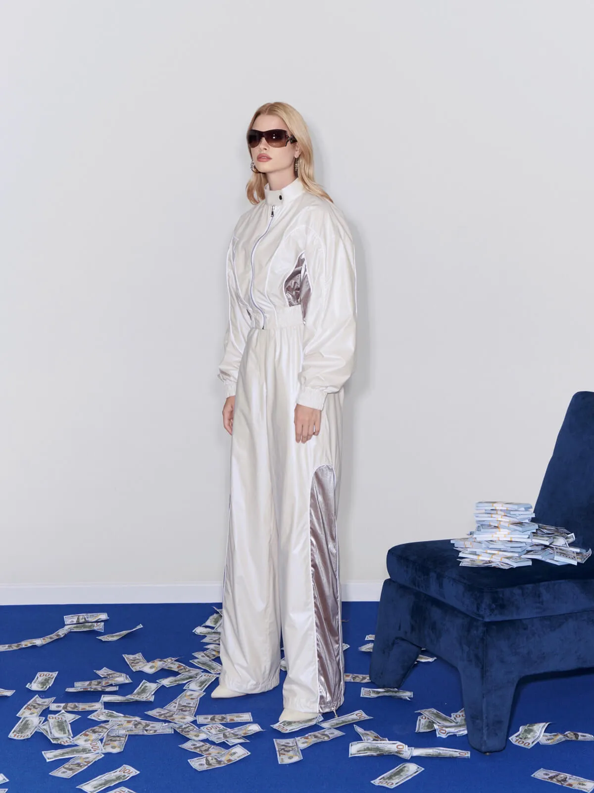 Брюки молочные «Жена авторитета»