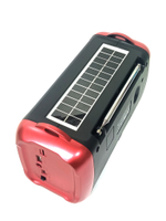 Радиоприемник с MP3 плеером +SolarPanel Naklya RX2332BTS