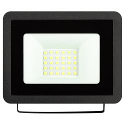 Прожектор светодиодный уличный ЭРА LPR-025-GREEN-030 30Вт 3000лм зеленое свечение КСС Д 120° 2 года IP65 черный | Прожекторы Стандарт