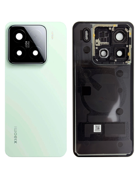 Задняя крышка для Xiaomi Mi 15 (Зеленая) со стеклом камеры