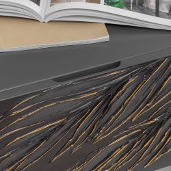 Консоль Тропик Стайл Серый Найт Голд