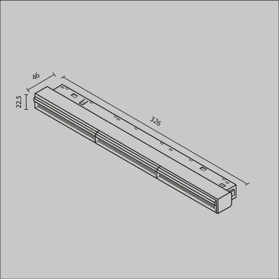 Трековый светильник Парете / Parete Exility 2700-6000K 18W 120° Dim Smart Technical tr106-4-18w-ds-b
