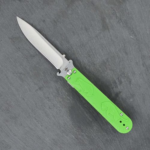 Нож Зубры зеленый (однолезвийный)