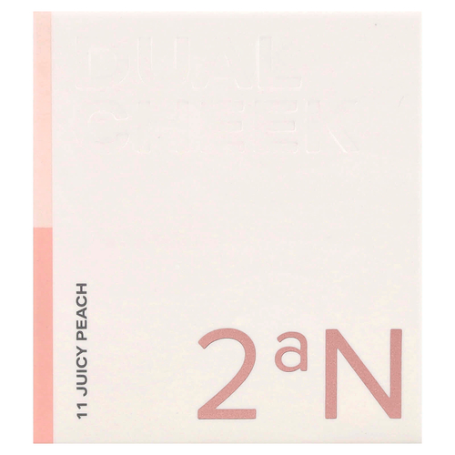 2aN, Dual Cheek, оттенок 11 «Сочный персик», 7,4 г