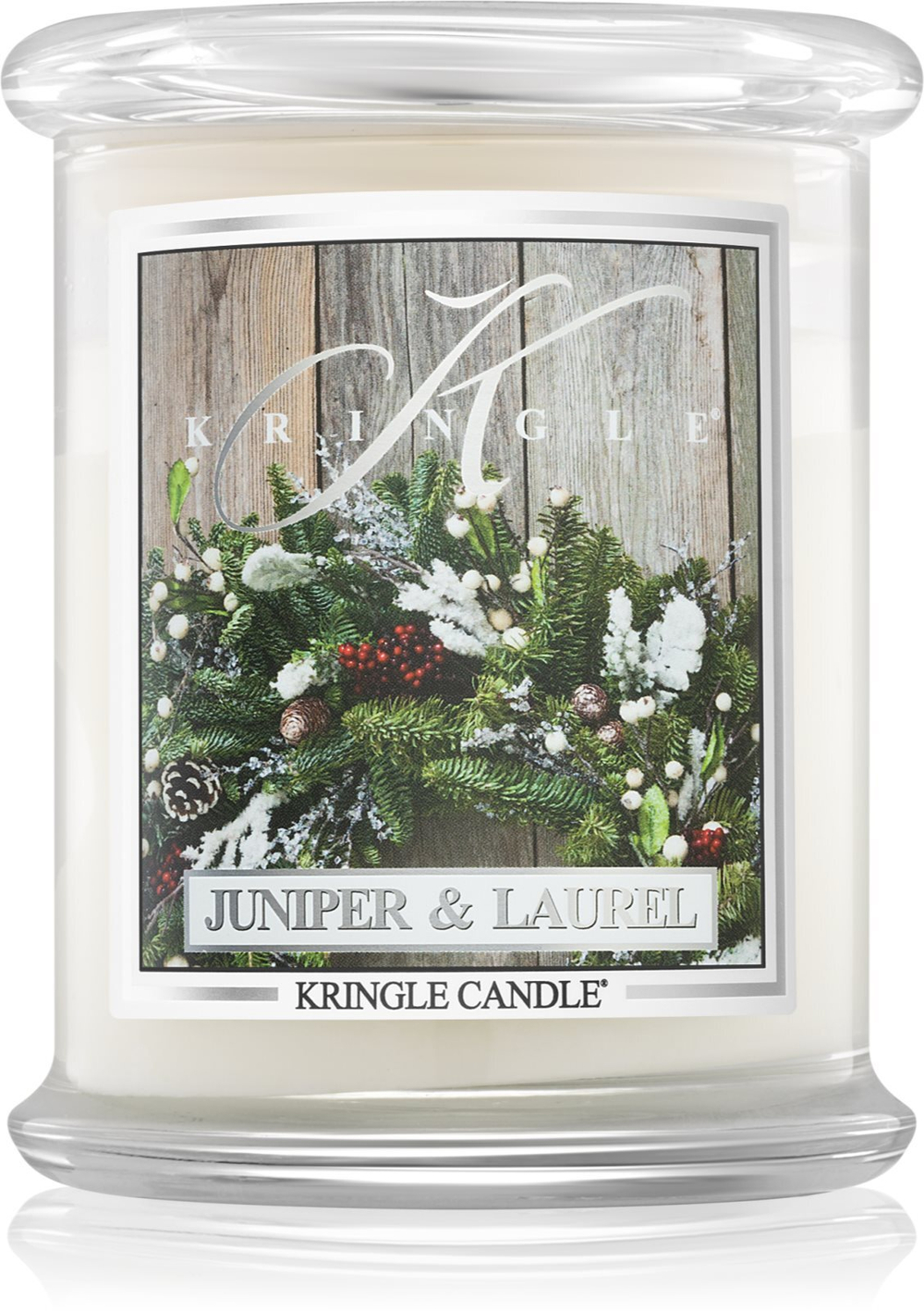 Kringle Candle Juniper & Laurel - ароматическая свеча /   411  g  / GTIN 846853069395