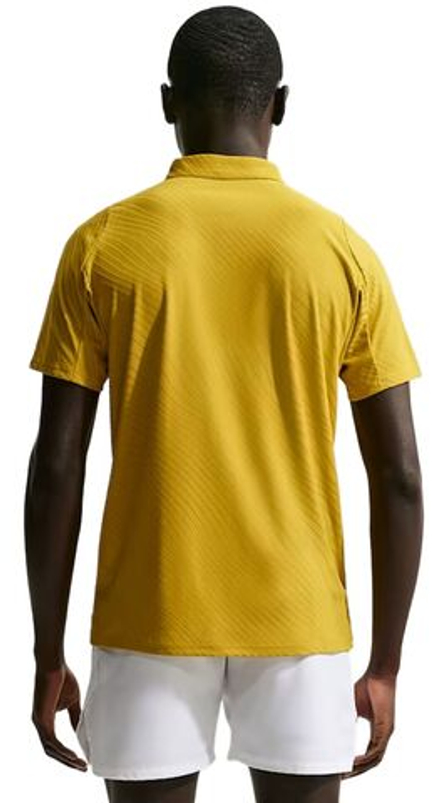 Теннисное поло Nike Court Slam Dri-FIT ADV - saffron quartz/white