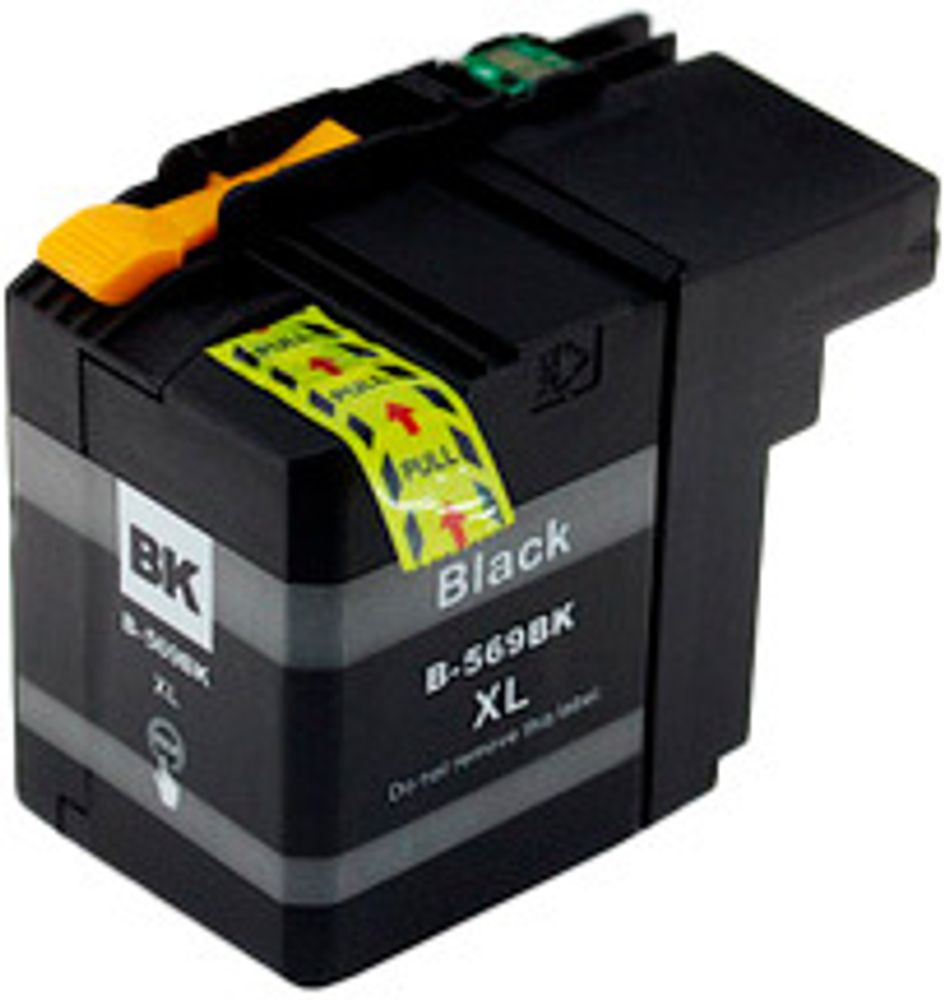 Картридж для Brother LC569XLBk MFC J3520/J3720 Black AQUAMARINE (Совместимый)