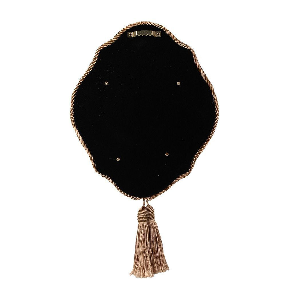 Зеркало "Сердце" 19x3x22см Поликерамика/зеркало/текстиль