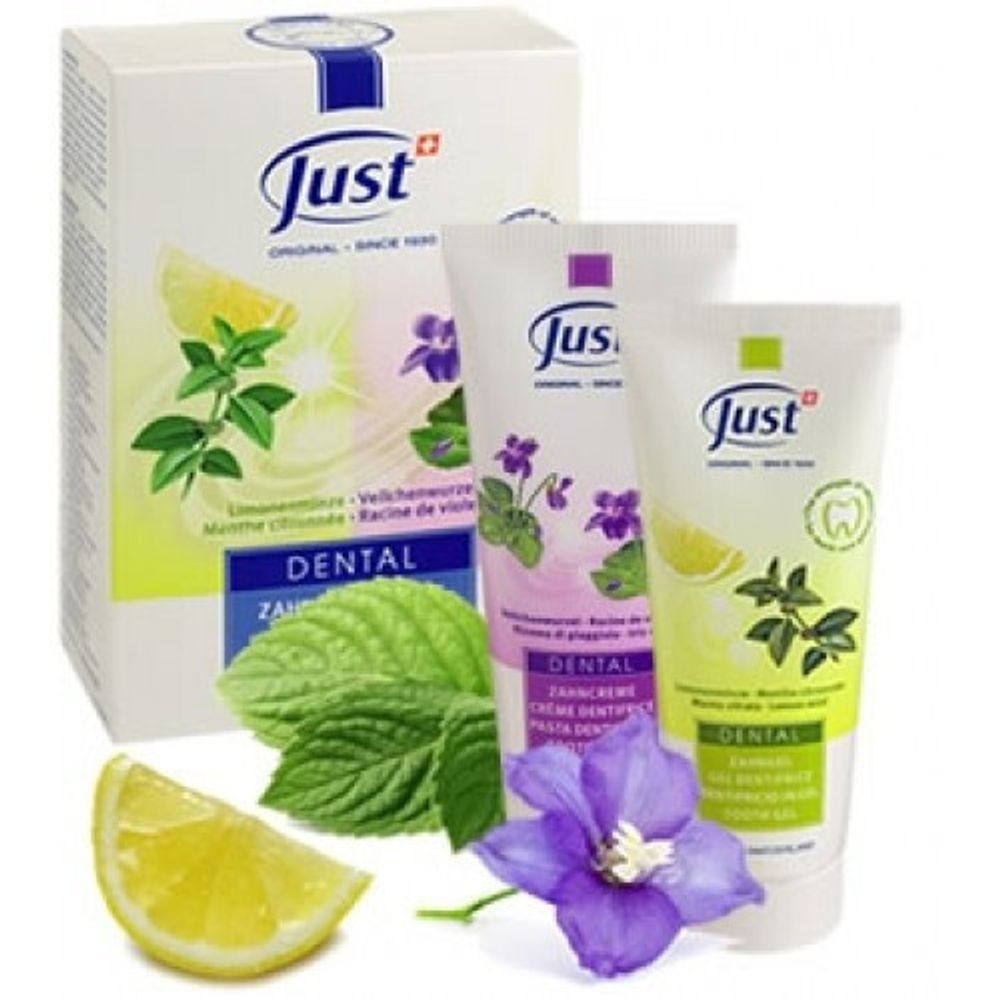 Набор из 2-х зубных паст по уходу за зубами JUST Dental 90/60 мл