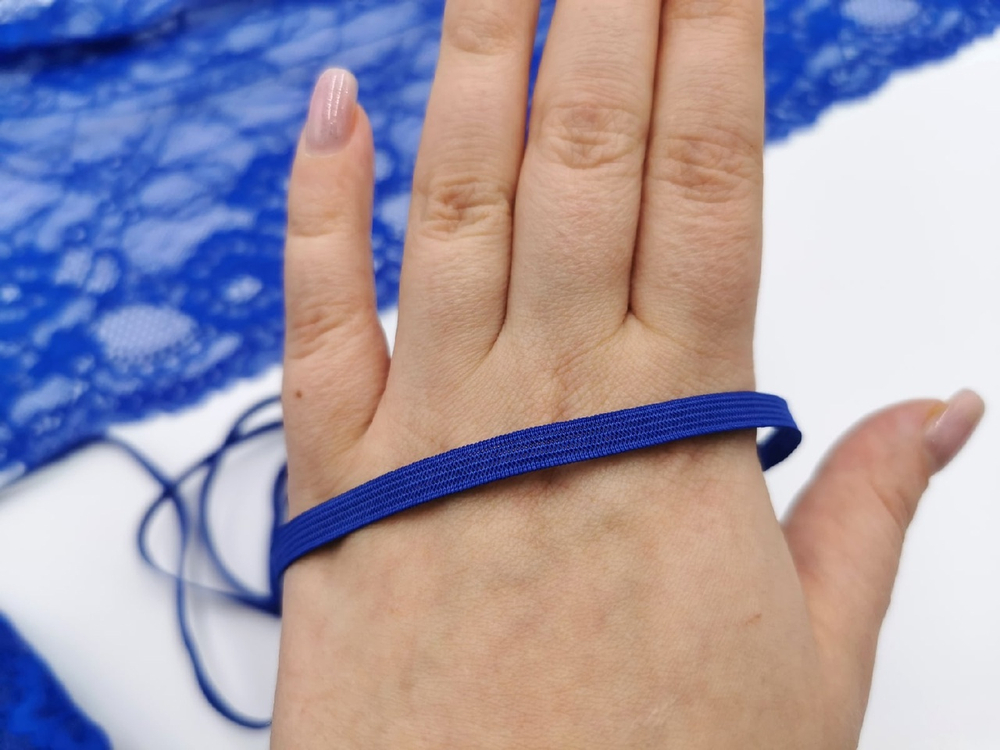 Резинка для укрепления, 6мм, василек, (арт: RU/6-1111), м