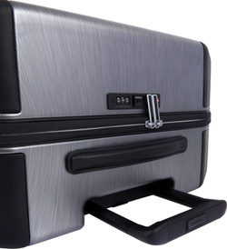 Чемодан Piquadro PQ LIGHT PREMIUM (BV4428PQLP/GRN) 51x75x28см 89л. поликарбонат/алюм./натур.кожа сер
