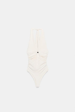 БОДИ ИЗ ПОЛИАМИДНОЙ ТКАНИ - ZARA