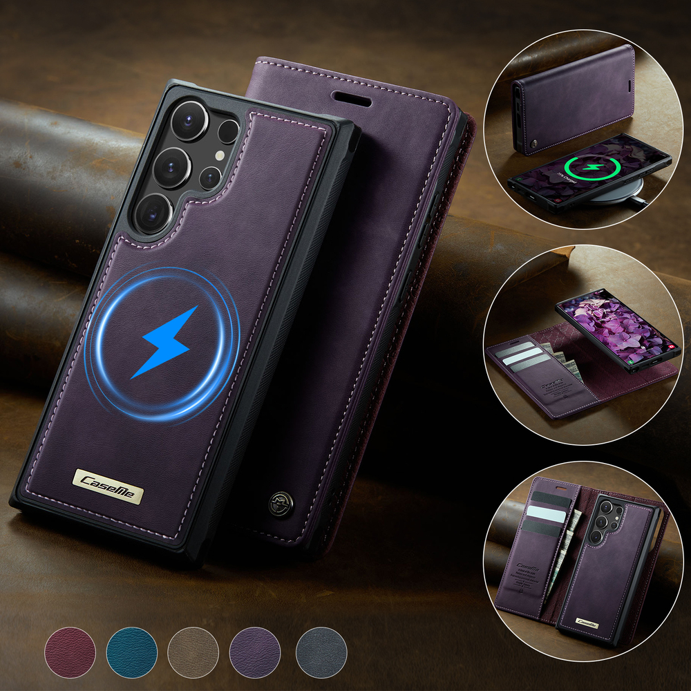 Чехол-кошелек CaseMe 2 in 1 MagSafe Samsung Galaxy S25 Ultra