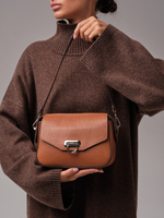 Женская сумка кросс-боди Azaro коричневый камень соло